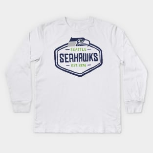 Seattle Seahaaaawks 06 Kids Long Sleeve T-Shirt